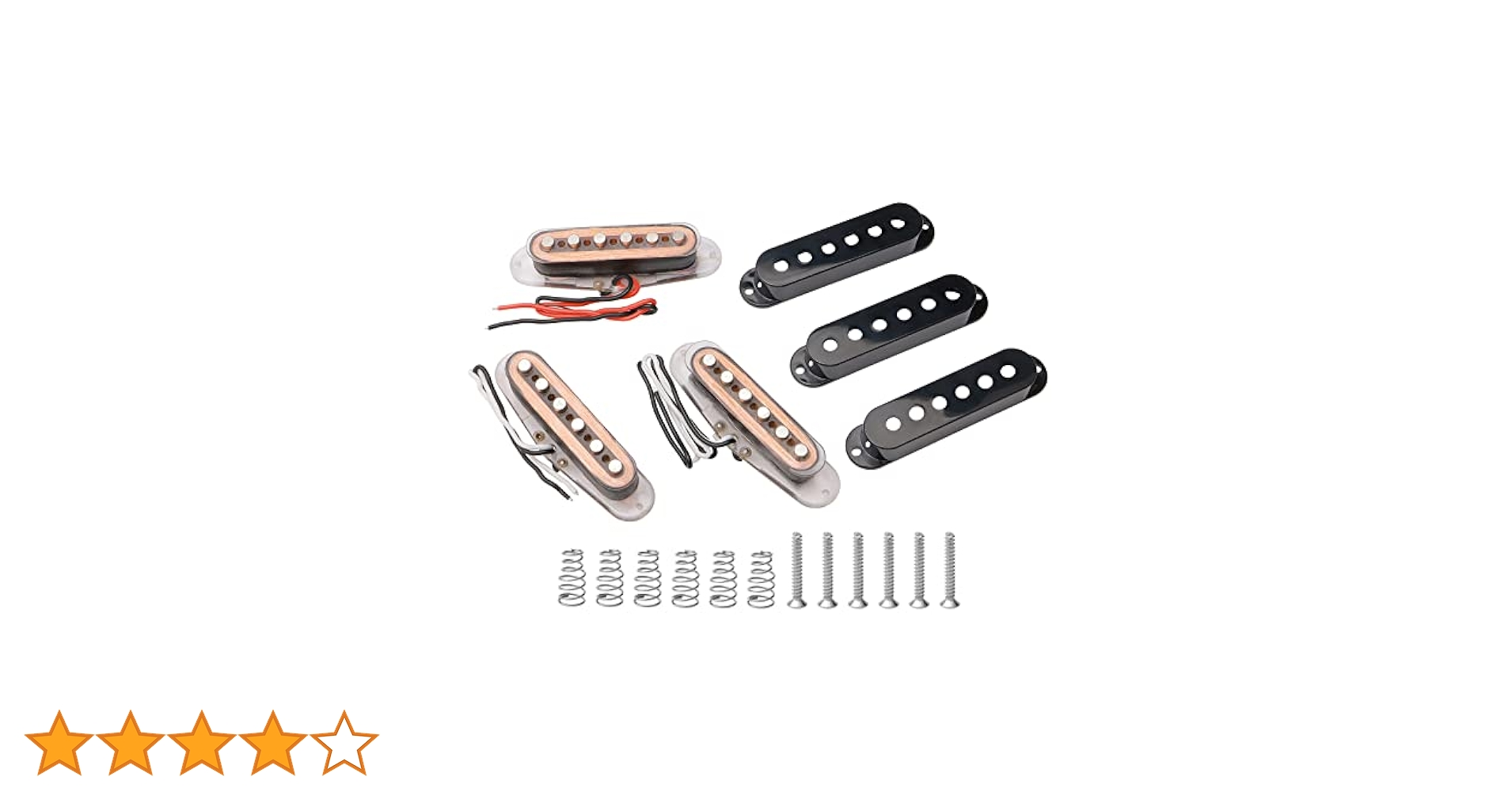 エレキギター ブラック シングルコイル Amazon | Yibuy 3個入れ プラスチック シングルコイル